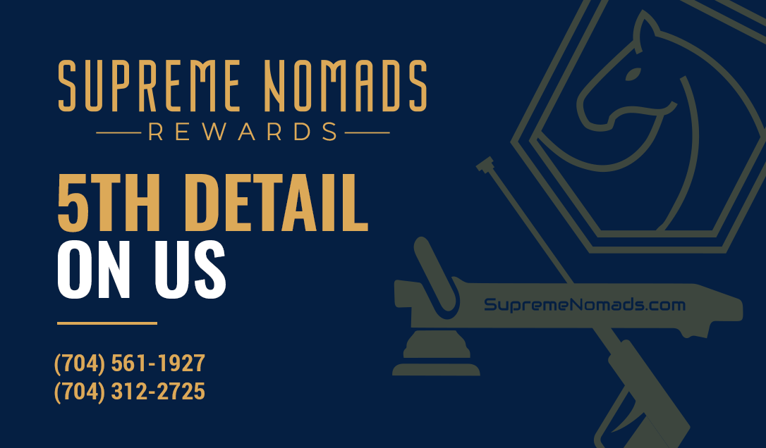 Supreme Nomads Rewards card, 5th detail on us